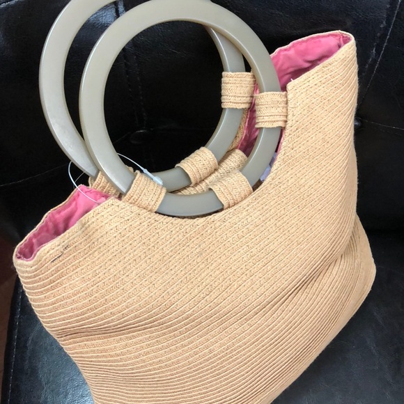 🆕 Liz Claiborne Woven Straw Bag - Picture 3 of 8